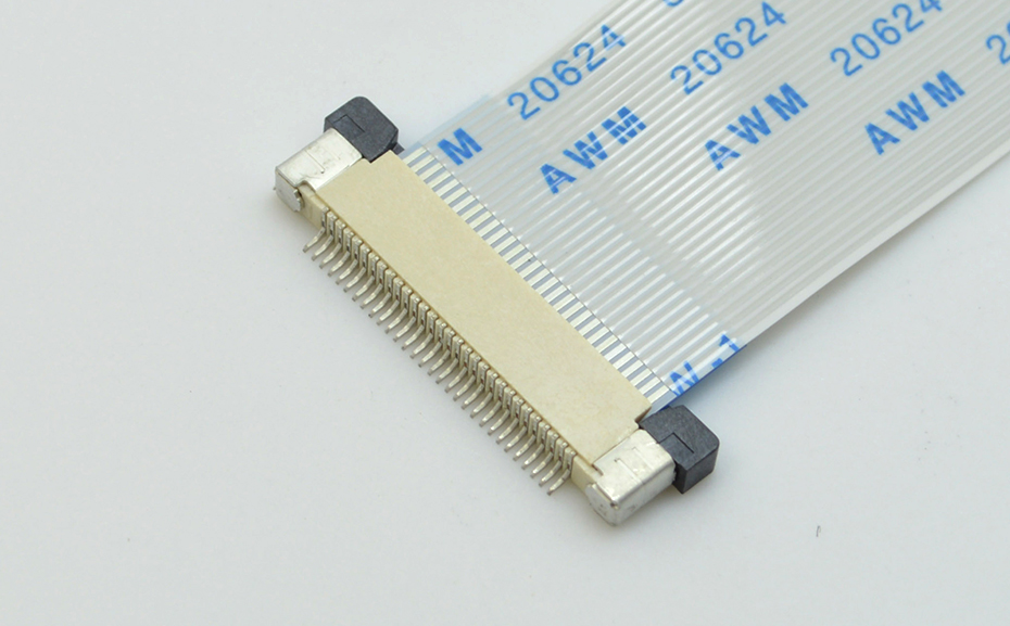 FPC/FFC连接器0.5mm 4P-14P上接塑胶H2.0厚扁平耐高温SMT排线插座,青青草手机视频
