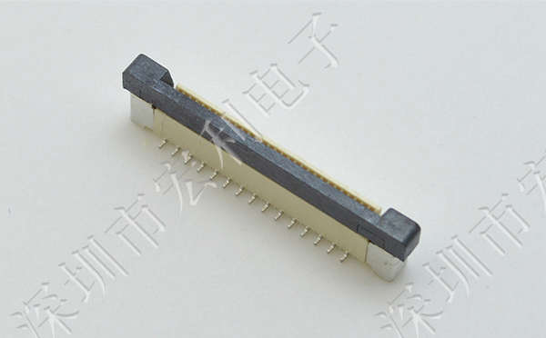 FFC/FPC软排线0.5mm间距-45P立贴正错位带锁 软排线插座青青草成人在线